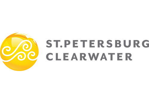 St. Petersburg Clearwater color logo.